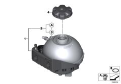 BMW-17137642158-RAD YEDEK SU DEPOSU F20 - F30