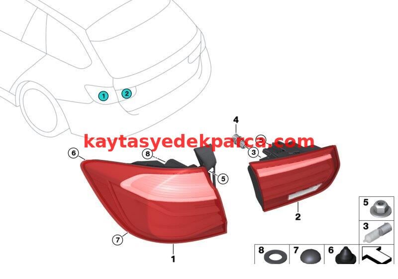 61337873356-7873356-BMW-KORNA G20 SAĞ