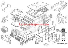 HJP10006SMS-LND-KOLTUK AYAR BAKALİTİ BEJ