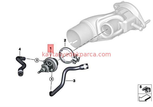 18308514448-8514448-BMW-EKSOZ AYAR ÜNİTESİ F10/X5