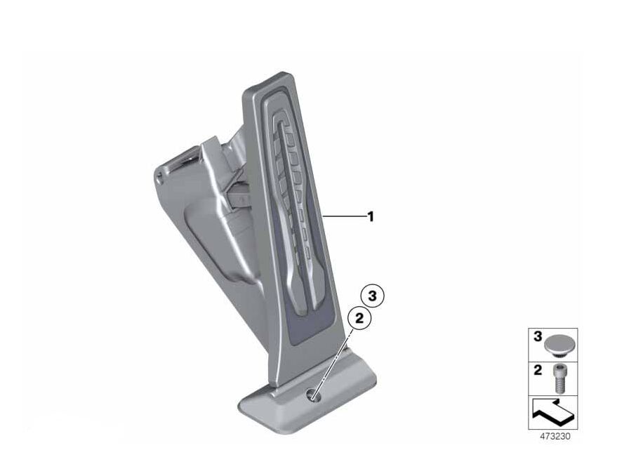 BMW-35406889824-GAZ PEDALI