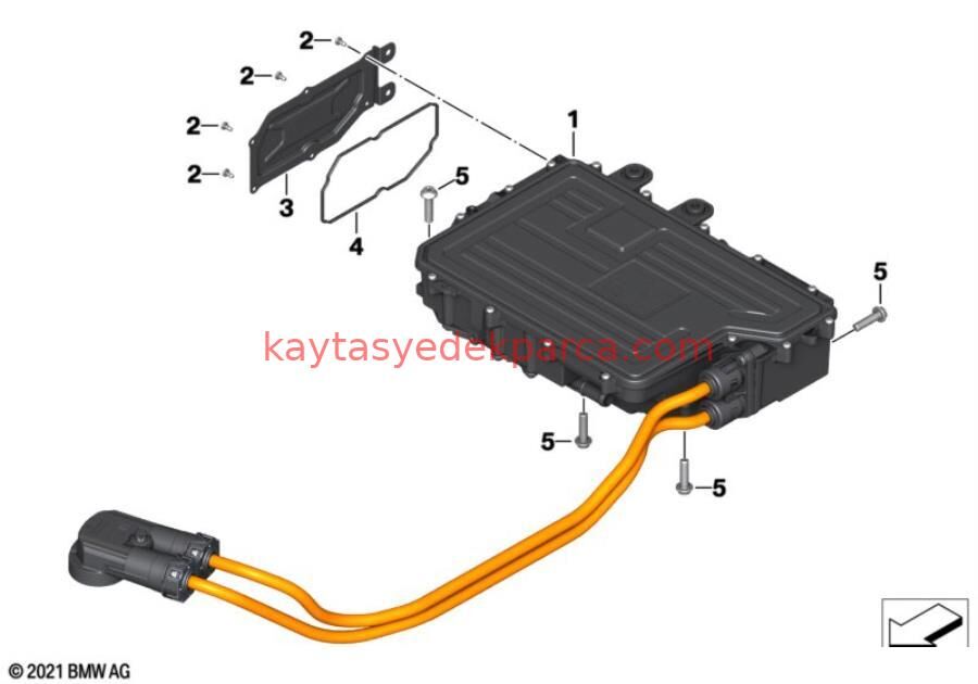 22111091946-1091946-BMW-MOTOR KULAĞI ALM.E39/R 540