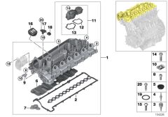 BMW-11127807999-KÜLBÜTÖR KAPAĞI E90/E60 2.5