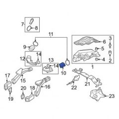 BMW-13717800078-TEMİZ HAVA BORUSU F01