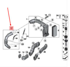BMW-13718508171-TEMİZ HAVA BORUSU