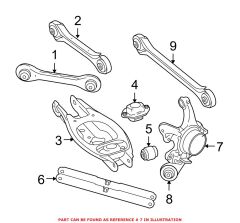 BMW-33326783653-AKS TAŞIYICI E90 ARKA/L LCİ
