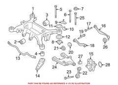 BMW-33326796498-AKS TAŞIYICI ARKA F01/F02/R
