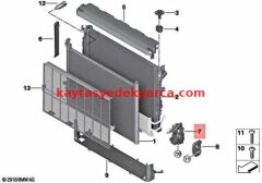 17118632126-8632126-BMW-RADYATÖR TUTUCU SAĞ