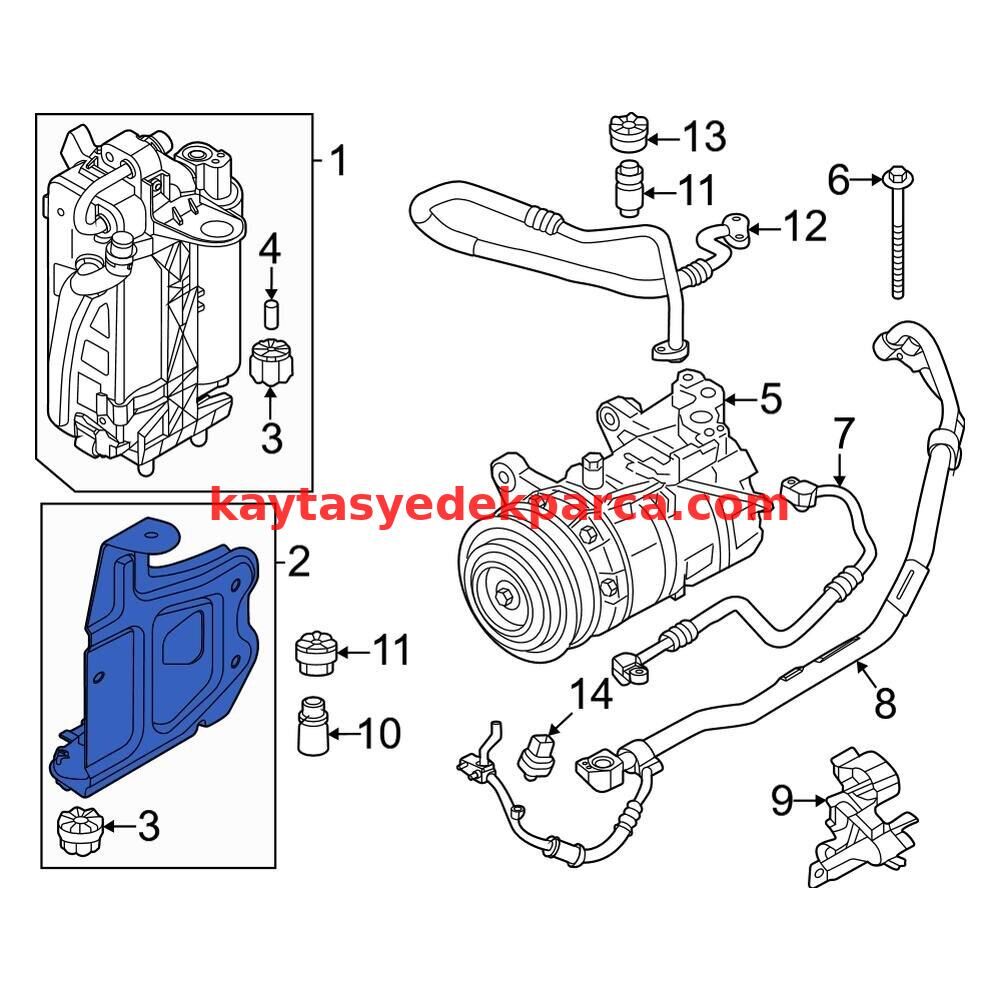 17118666811-8666811-BMW-RADYATÖR G20 B48 ÖNDEKİ