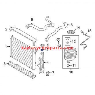 17118666828-8666828-BMW-RADYATÖR ÜST SABİTLEME LASTİĞİ G20 B46-B48