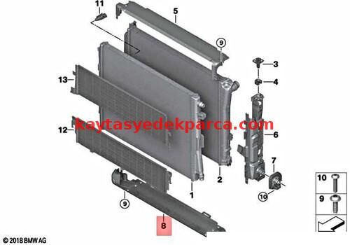 17118666838-8666838-BMW-RADYATÖR ALT KAPLAMA