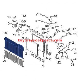 17118694657-8694657-BMW-YARDIMCI RADYATÖR LASTİĞİ