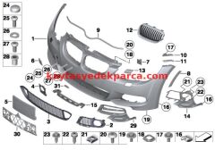 63319186637-9186637-BMW-KAPI AYDINLATMA KABLOSU ARKA KAPI ÜST SOL F10
