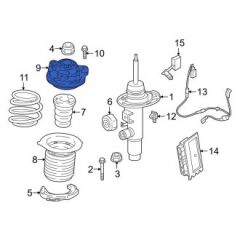 BMW-31306889272-ÖN AMORTİSÖR ÜST TAKOZU