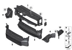 BMW-51647332892-PANEL ÖN BAKALİTİ F10 LCİ