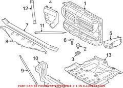 BMW-51647332892-PANEL ÖN BAKALİTİ F10 LCİ