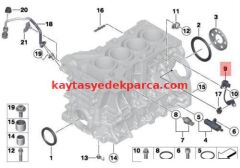 17128654837-8654837-BMW-RADYATÖR ALT HORTUMU