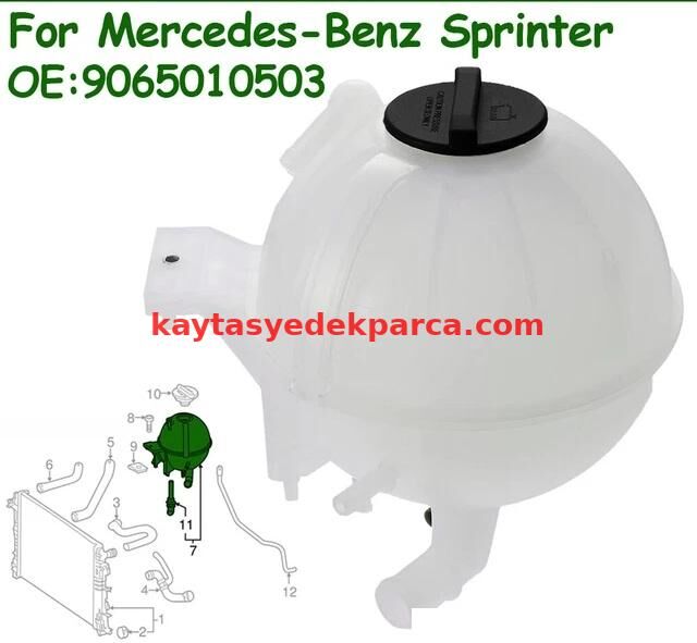 A9065010503M-FEB-RADYATÖR YEDEK SU DEPOSU, SPR W906