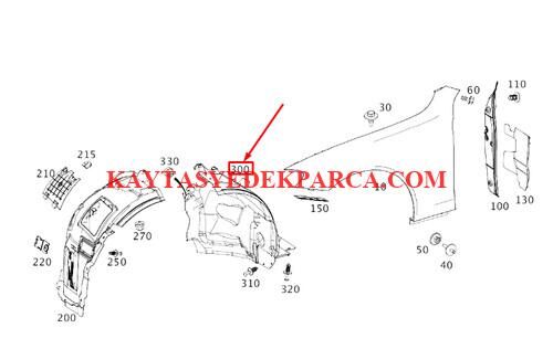 ÇAMURLUK DAVLUMBAZI W213 ÖNÜN ARKASI SAĞ