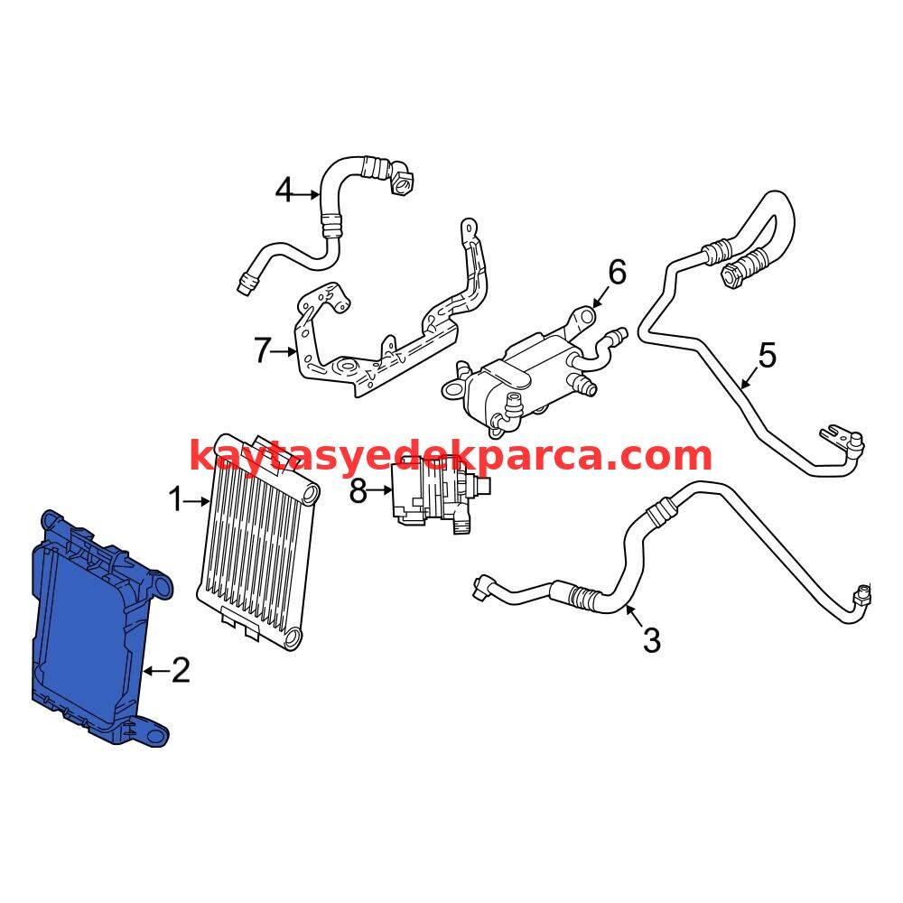 17219501842-9501842-BMW-ŞANZIMAN YAĞ RADYATÖR AYAĞI