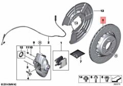 ZMM-34212284811-FREN DİSKİ ARKA L