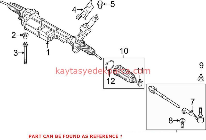 32106865433-6865433-ZFF-DİREKSİYON KUTUSU F10