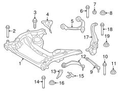 BMW-31206884381-AKS TAŞIYICI G30 ÖN SOL