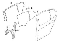BMW-51357414534-CAM FİTİLİ ARKA SAĞ