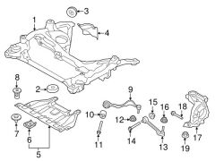 BMW-31216799097-AKS TAŞIYICI ÖN F32/L