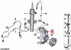 BMW-31216799098-AKS TAŞIYICI ÖN F32/R