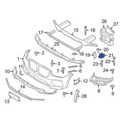 BMW-51117458358-TAMPON IZGARASI F22/F23 LCİ SAĞ