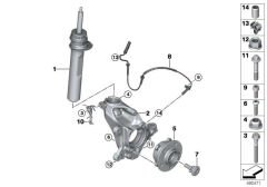 BMW-31216876643-ÖN AKS TAŞIYICI