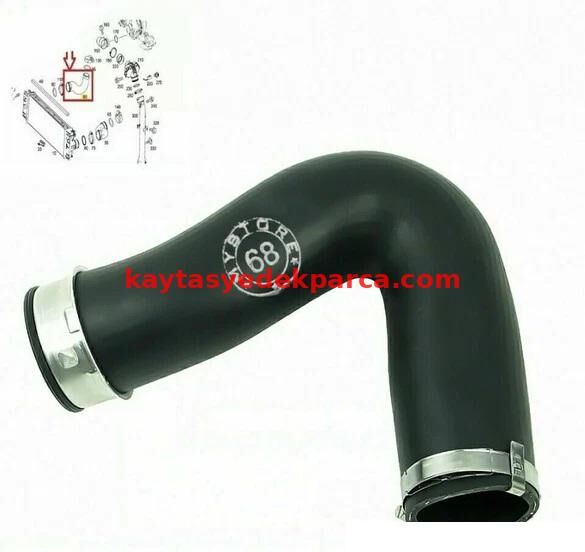 11617799400-7799400-YLD-TURBO HORTUM E60 ÜST