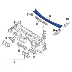 BMW-51717161033-CAM ALT IZGARASI E92/E93