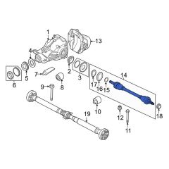 BMW-31607618681-AKS ÖN SOL F10