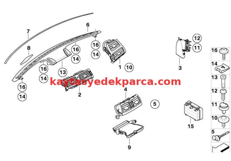 64229227767-9227767-WEN-KALORİFER IZGARASI E70 SOL