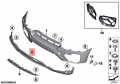 OEM-51117052398-TAMPON ÖN E71 PDC'Lİ