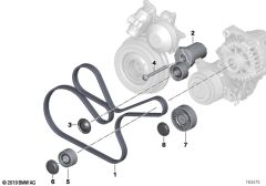 BMW-11288574957-KAYIŞ V 6 DPK 1697 E87/E90