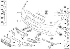 OEM-51117891388-TAMPON ÖN E90 LCI M TİPİ
