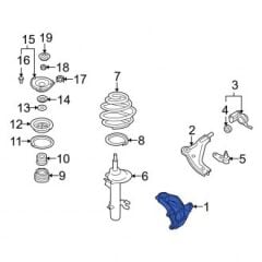 MİN-31216757497-ÖN AKS TAŞIYICISI MİNİ COOPER/L