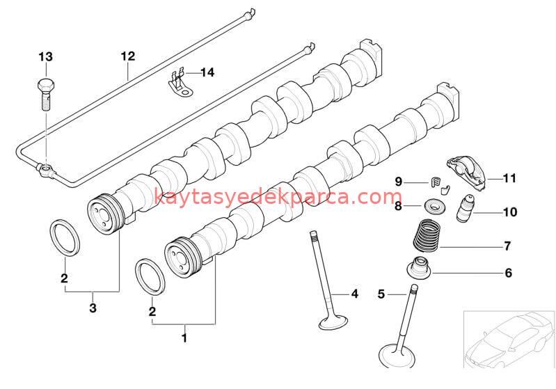 11317500935-7500935-MPR-EKSANTRİK MİLİ N40 EMME