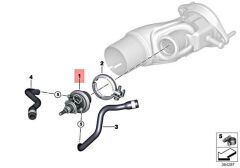 BMW-18308514448-EKSOZ AYAR ÜNİTESİ F10/X5