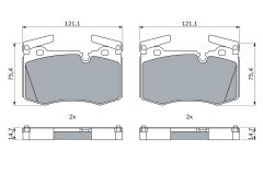 MİN-34116789157-FREN BALATASI ÖN MİNİ COOPER R56