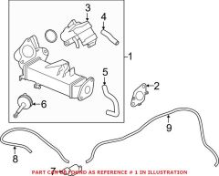 BMW-11718517724-EGR RADYATÖRÜ F10 518d