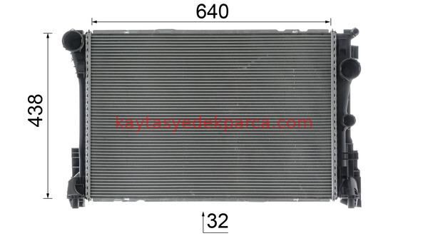 A0995002703-KAP-RADYATÖR W204-212 6 V