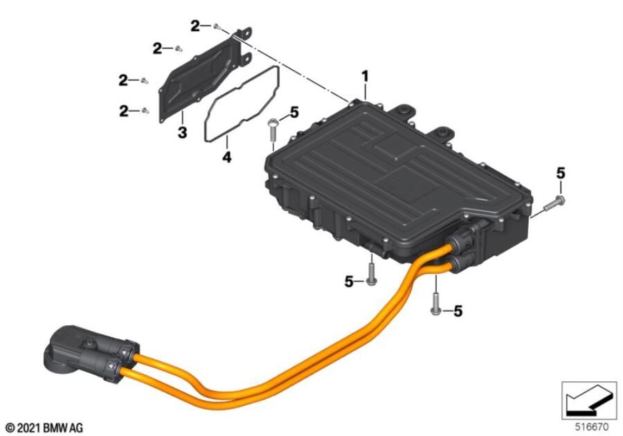 BMW-22111091946-MOTOR KULAĞI ALM.E39/R 540
