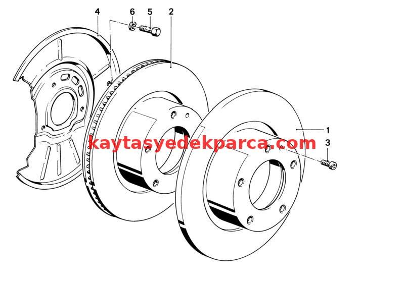 34111161693-1161693-WUT-DİSK E34 ÖN