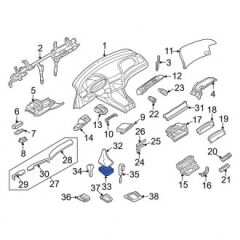 BMW-51647060811-ÇAMURLUK BAĞLANTI BRAKETİ E63 SOL