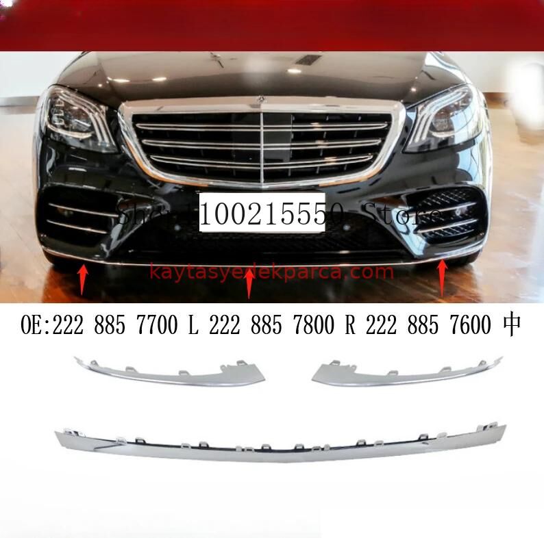 A2228850701-MER-ÖN TAMPON  NİKELAJI W222 ORTA