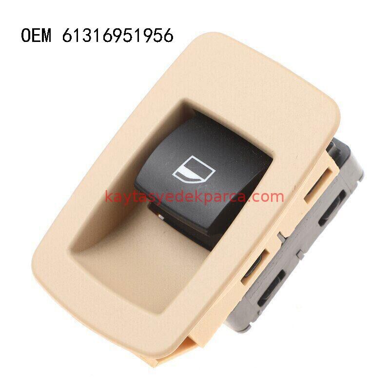 61316951958-6951958-BMW-CAM DÜĞMESİ E60 ARKA BEJ 3